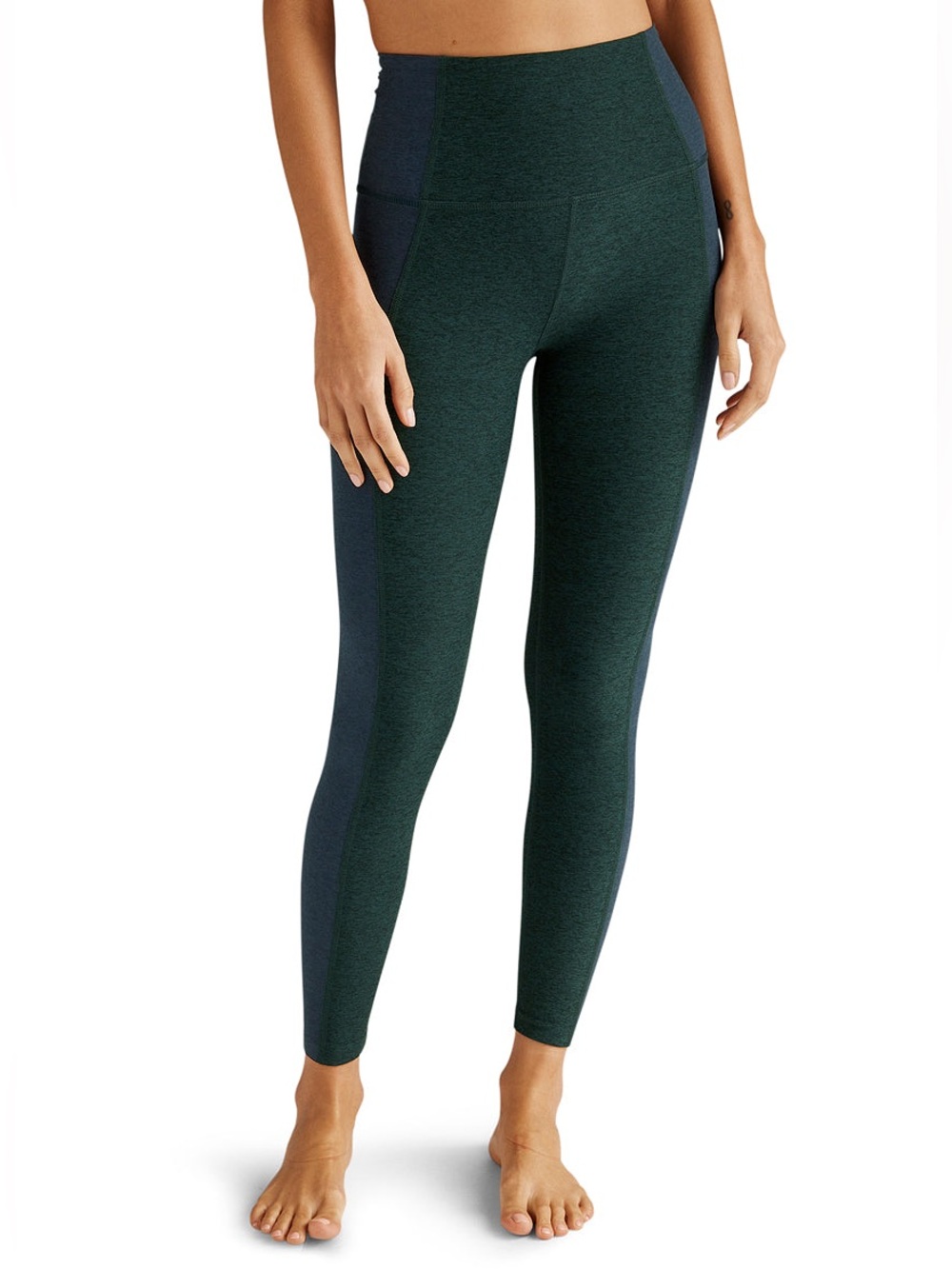 Beyond Yoga Spacedye Vitality Colorblock High Waisted Midi Legging Size XS